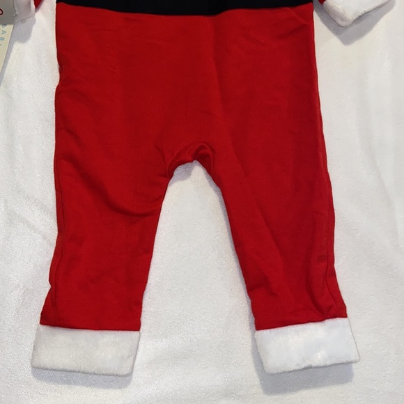 Baby Santa One Piece Hooded Outfit NWT - Picture 8 of 8
